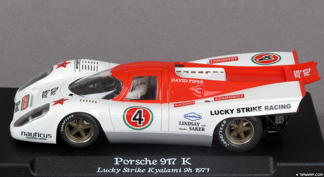 NSR 0073 Porsche 917 K - No.4 Lucky Strike. 4th place, Kyalami 9 Hours 1971. Lucky Strike Racing/David Piper: Tony Adamowicz / Mario Casoni