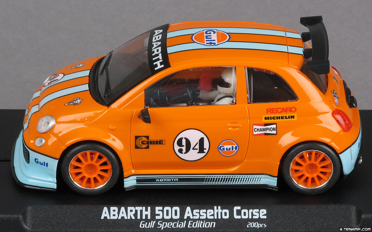 NSR 0085 Fiat Abarth 500 - #94 Gulf special orange/blue edition