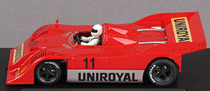 NSR 0186 Porsche 917/10 - #11 Uniroyal. Willi Kauhsen-Racing Team. DNF, ADAC-Preis von Baden Würtenberg und Hessen in Hockenheim 1972. Wilson Fittipaldi