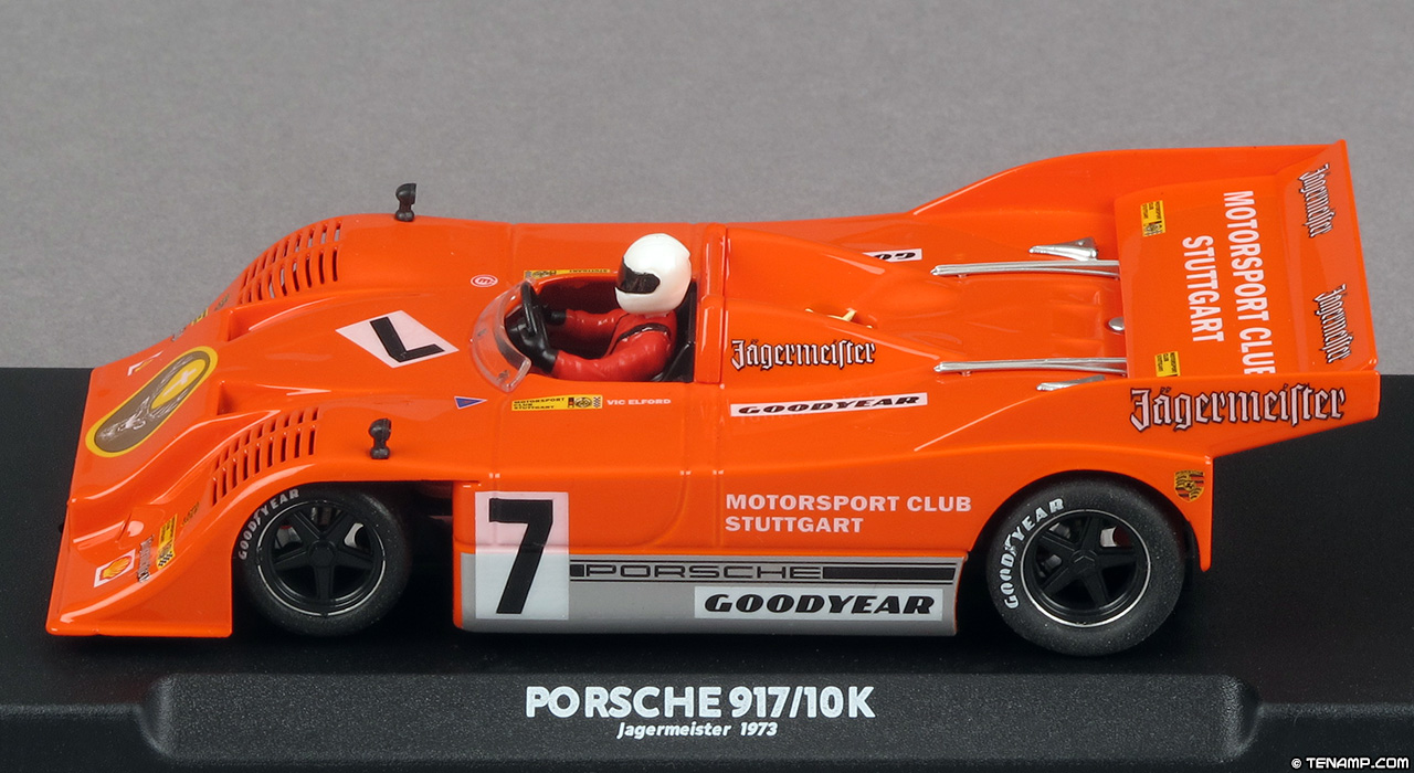 NSR 0273 Porsche 917/10 - #7 Jägermeister. Motorsport Club Stuttgart. Winner, Interserie Hockenheim Südwestpokal 1973. Vic Elford 1973
