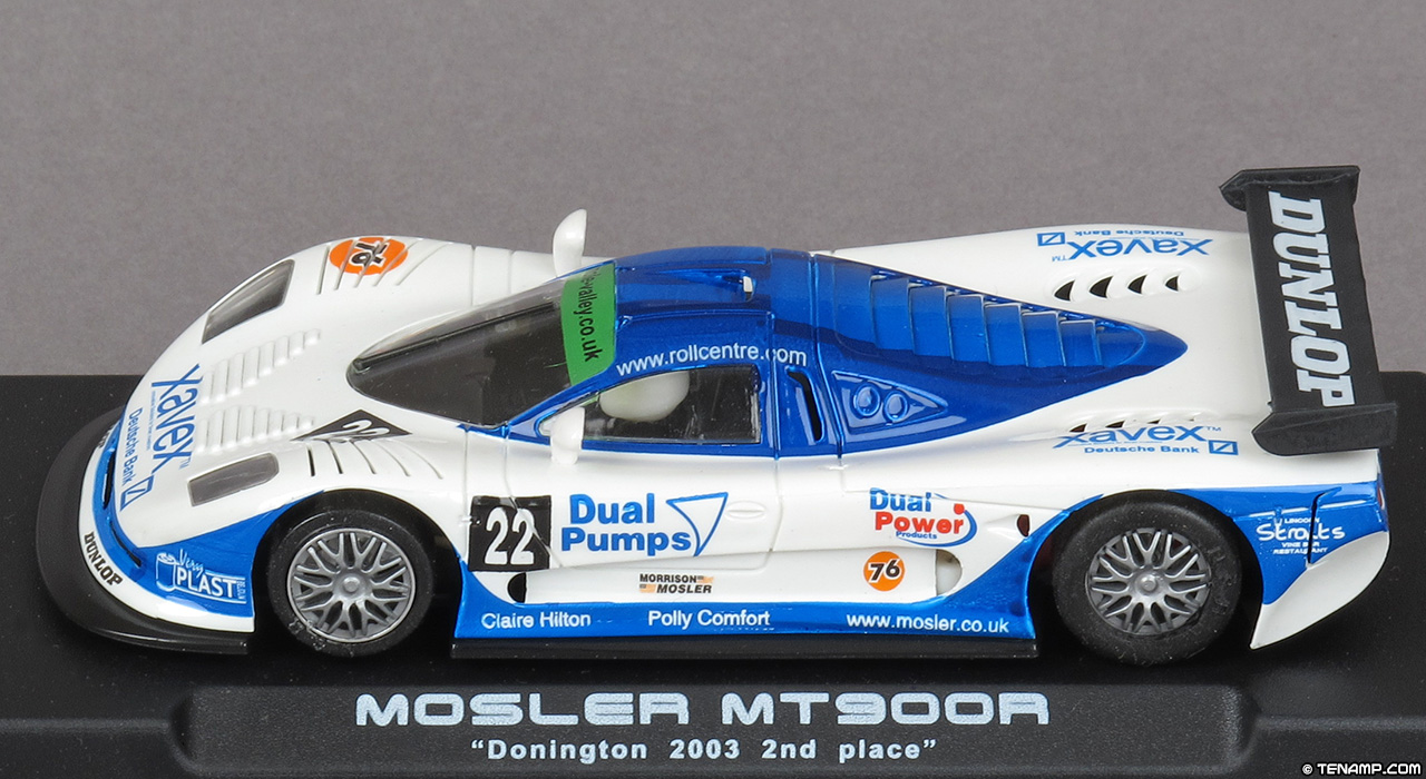 NSR 1006 Mosler MT900 R - No.22 Xavex. Rollcentre/Deutsche Bank Xavex/Dual Pumps: 2nd place, British GT Championship, Donington 2003. Tom Herridge / Rob Barff