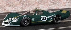 NSR 1053 Ford P68 - No33 green and gold Alan Mann limited British edition. NSR fantasy livery