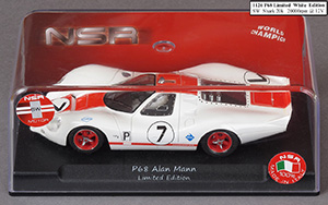 NSR 1126 Ford P68 - #7 White & Red Alan Mann Limited Edition. NSR fantasy livery. - 12