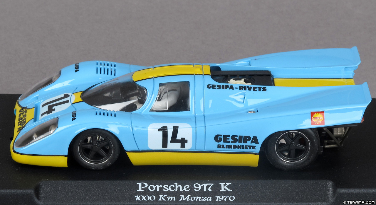 NSR 1155 Porsche 917 K - No.14 Gesipa. 10th place, Monza 1000 Kilometres 1970. Gesipa Racing Team: Jürgen Neuhaus / Helmut Kelleners