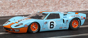 NSR 1159 Ford GT40 mk1 - #6 Gulf. J.W.Automotive Engineering Ltd: Winner, Le Mans 24 Hours 1969. Jacky Ickx / Jackie Oliver