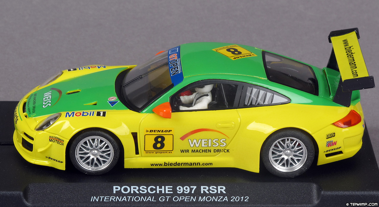 NSR 1160 Porsche 997 GT3 RSR - No.8 Weiss. International GT Open 2012. Manthey Racing: Marco Holzer / Nick Tandy