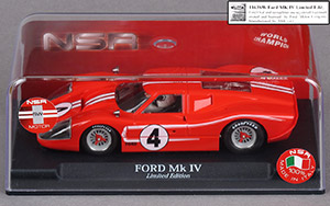 NSR 1163 Ford Mk IV - #4 Red NSR fantasy livery limited edition - 06