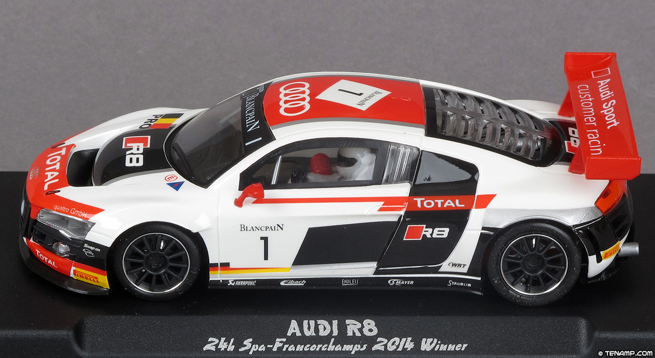 NSR 1186 Audi R8 LMS - No1 Total/R8. Winner, Spa 24 Hours 2014. Belgian Audi Club Team WRT: Laurens Vanthoor / Markus Winklehock / René Rast