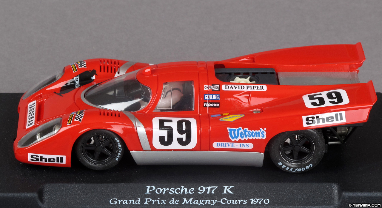 NSR 1199 Porsche 917 K - No.59 Wetson's. 3rd place, Grand Prix de Magny-Cours 1970. David Piper Auto Racing: David Piper
