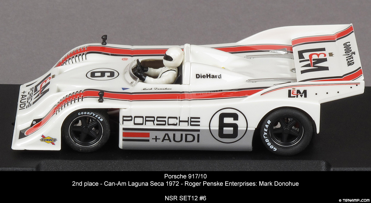 NSR SET12 Porsche 917/10 - #6 L&M. Roger Penske Enterprises. 2nd place, Can-Am Laguna Seca 1972. Mark Donohue