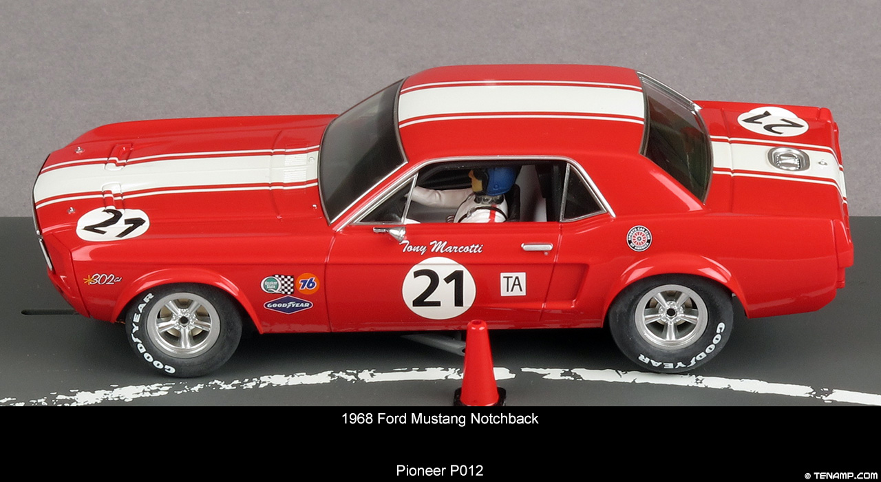 Pioneer P012 1968 Ford Mustang Notchback - No.21 Tony Marcotti