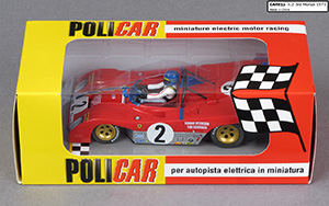 Policar CAR01B Ferrari 312 PB - #2. 3rd place, Monza 1000 Kilometres 1972. Spa Ferrari SEFAC: Ronnie Peterson / Tim Schenken - 12