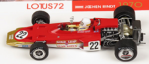 Policar PCW02 Lotus 72 - #22 Gold Leaf Team Lotus. Jochen Rindt, practice session, Italian Grand Prix 1970