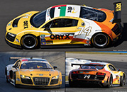 Audi R8 LMS - No.74 Oryx Racing. 45th place, Daytona 24 Hours 2012. Humaid Al Masaood / Steven Kane / Saeed Al Mehairi