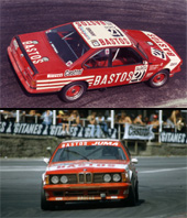 BMW 635 CSi - #21 Bastos. Winner, Spa 24hrs 1983. Thierry Tassin / Hans Heyer / Armin Hahne