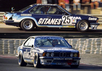BMW 635 CSi - #25 Gitanes. DNF, Spa 24hrs 1983. Dany Snobeck / Alain Cudini / Alain Peltier