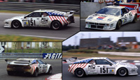 BMW M1 - #151 MSW Motor Sport Wheels. 15th place, Le Mans 24 hours 1985. Edgar Dören / Martin Birrane / Jean-Paul Libert