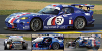 Chrysler Viper GTS-R - #57 PlayStation, Equipe de France. DNF, Le Mans 24hrs 2001. David Terrien, J.P Dayraut, Jonathan Cochet