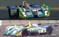 Dome S101 Judd - #9. DNF, Le Mans 24hrs 2002. Masahiko Kondo / François Migault / Ian McKellar