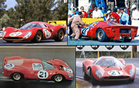 Ferrari 330 P4 - #21 SpA Ferrari SEFAC. 2nd place, Le Mans 24 Hours 1967. Ludovico Scarfiotti / Mike Parkes