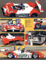 Ferrari 333 SP - #5 Giesse. DNF, Le Mans 24 Hours 1998. Jean-Christophe Boullion / Vincenzo Sospiri / Jérôme Policand