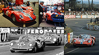 Ferrari 365 P2 - #18 NART. North American racing Team: 7th place, Le Mans 24 Hours 1965. Pedro Rodriguez / Nino Vaccarella
