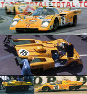 Ferrari 512 M - #15 Tergal, Escuderia Montjuich. DNF, Le Mans 24 Hours 1971, Nino Vaccarella / José Juncadella