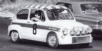 Fiat Abarth 1000 TC. #8. 2nd place, Rallye de Orense 1967. Manuel Juncosa / Eche Artemi