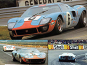 Ford GT40 mk1 - #6 Gulf. J.W.Automotive Engineering Ltd: Winner, Le Mans 24 Hours 1969. Jacky Ickx / Jackie Oliver
