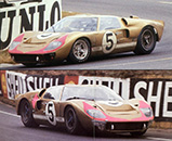 Ford GT40 mk2 - #5 Holman & Moody. 3rd place, Le Mans 24 Hours 1966. Ronnie Bucknum / Dick Hutcherson