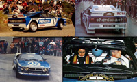 Lancia 037 - No.1 Pioneer/Total. Winner, Criterium des Cevennes 1983. Jean-Claude Andruet / Martine Rick