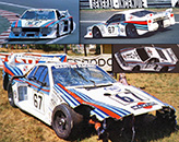 Lancia Beta Montecarlo - #67 Martini Racing. DNF, Le Mans 24 Hours 1981. Beppe Gabbiani / Emanuele Pirro