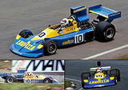 March 761 - No.10 LavAzza. March Racing: 14th place, Brazilian Grand Prix 1976. Lella Lombardi