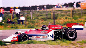 March 761B - #32 F&S Properties/Marlboro. Did not pre-qualify, British Grand Prix 1977. Mikko Kozarowitzky