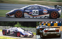 McLaren F1 GTR - No.24 GTC Gulf Racing. 4th place, Le Mans 24 Hours 1995. Mark Blundell / Ray Bellm / Maurizio Sandro Sala