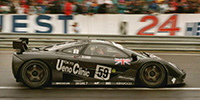 McLaren F1 GTR - #59 Ueno Clinic. Kokusai Aihatsu Racing. Winner, Le Mans 24 Hours 1995. Yannick Dalmas / Masanori Sekiya / J.J. Lehto