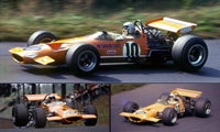 McLaren M7C - #10 Bruce McLaren, 3rd place, German Grand Prix, Nürburgring 1969