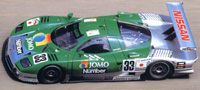 Nissan R390 GT1 - #33 Jomo. 10th place, Le Mans 24hrs 1998. Masami Kageyama / Satoshi Motoyama / Takuya Kurosawa