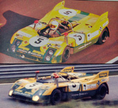 Porsche 908/3 - #5 Tergal. Escuderia Montjuich, DNF, Le Mans 24 hours 1972. Juan Fernandez / Francesco Torredemer / Eugenio Baturone