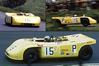 Porsche 908/3 - No15. Porsche Konstruktionen Salzburg. 2nd place, Nürburgring 1000Km 1970. Hans Herrmann / Richard Attwood