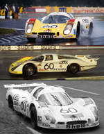 Porsche 908 L - #60 Siffert ATE Racing. 3rd place, Le Mans 24 Hours 1972. Reinhold Jöst / Michel Weber / Mario Casoni