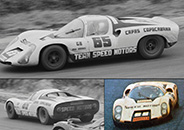 Porsche 910 - #65 Speed Motors. Equipe Mario Olivetti: 2nd place, Mil Milhas Brasileiras 1970. Mário Olivetti / José Moraes