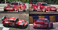 Porsche 911 GT2 - No.79 Finacor. Roock Racing Team, 12th place, Le Mans 24 hours 1996. Ralf Kelleners / Bruno Eichmann / Guy Martinolle
