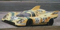 Porsche 917 K - #55 Team Auto Usdau, 6th place, Nürburgring 1000 Kilometres 1971. Reinhold Joest / Willy Kauhsen