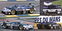 Sauber C9 - #61 Kouros. Kouros Racing: DNF, Le Mans 24 Hours 1987. Mike Thackwell / Henri Pescarolo / Hideki Okada