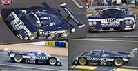 Sauber C9 - #62 Kouros Racing: DNF, Le Mans 24 Hours 1987. Johnny Dumfries / Chip Ganassi / Mike Thackwell