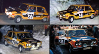 Seat 1430 - #27. 12th place Rallye Monte-Carlo 1976, Antonio Zanini / Juan Jose Petisco