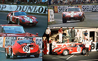 Shelby Cobra Daytona Coupe - #59 Scuderia Filipinetti. DNF, Le Mans 24 Hours 1965. Peter Sutcliffe / Peter Harper