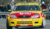 Citroën Saxo Super 1600 - #65 RACC / Lloret de Mar. Winner S1600, 19th overall, Rally Catalunya-Costa Brava 2002. Daniel Solà / Alex Romani