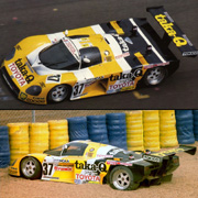 Toyota 88C - #37 Taka-Q. 24th place, Le Mans 24hrs 1988. Paolo Barilla / Hitoshi Ogawa / Tiff Needell
